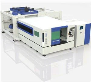 Azzar tal-Karbonju Laser Cutter 1500watt CNC Metall Fibra Magni tal-Qtugħ bil-Lejżer B'Sistema ta 'Tagħbija u Ħatt Awtomatiku